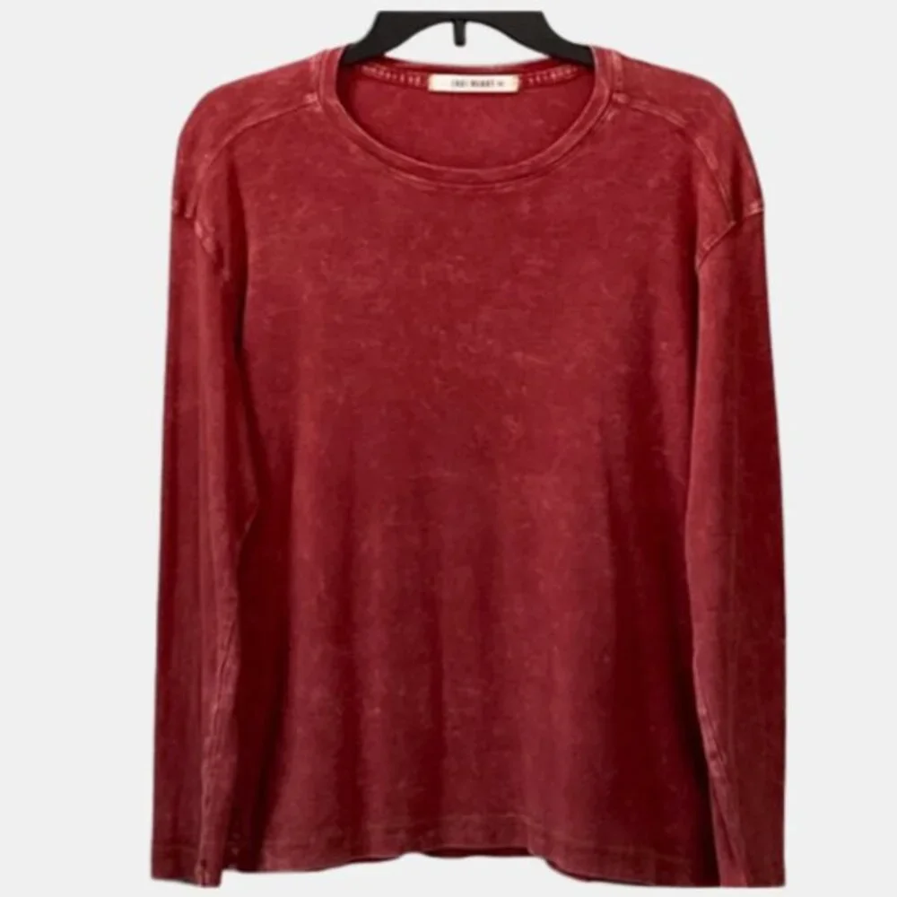 Agave Mens Denimsmith Crewneck Sweater Brick Red Medium Jake Agave Supima Cotton